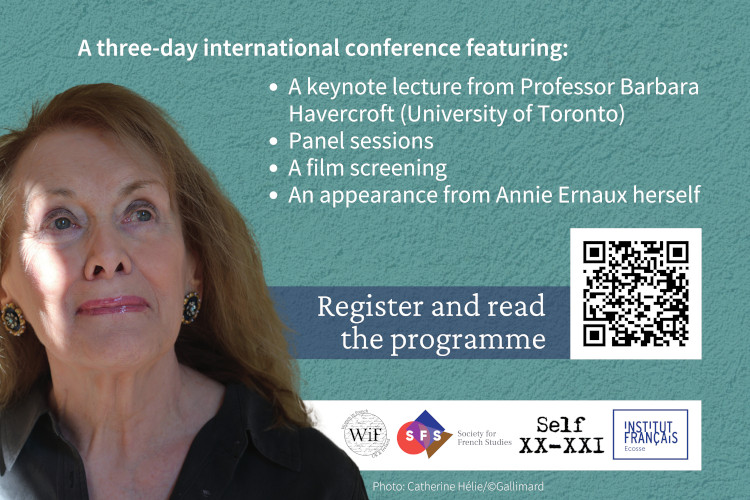 &lsquo;1974-2024: Annie Ernaux&rsquo;s Years &ndash; a Global Perspective&rsquo;, 3-5 October 2024